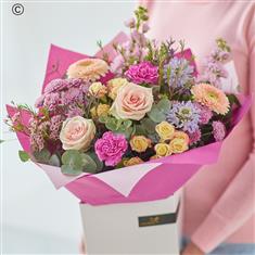 Large Mother's Day Pastel Hand-tied